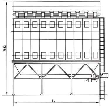 LMN-Ⅱ型脈動(dòng)反吸反吹袋式除塵器