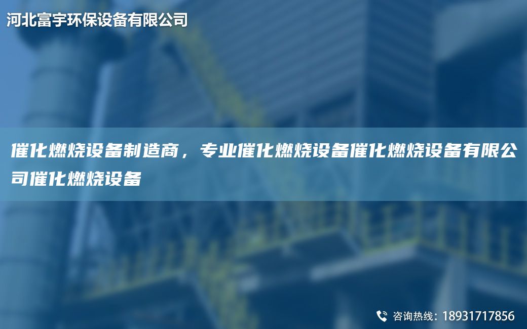 催化燃燒設備制造商，專業(yè)催化燃燒設備催化燃燒設備有限公司催化燃燒設備