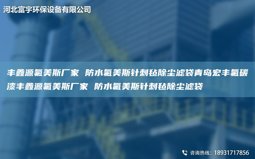 豐鑫源氟美斯廠家 防水氟美斯針刺氈除塵濾袋青島宏豐氟碳漆豐鑫源氟美斯廠家 防水氟美斯針刺氈除塵濾袋