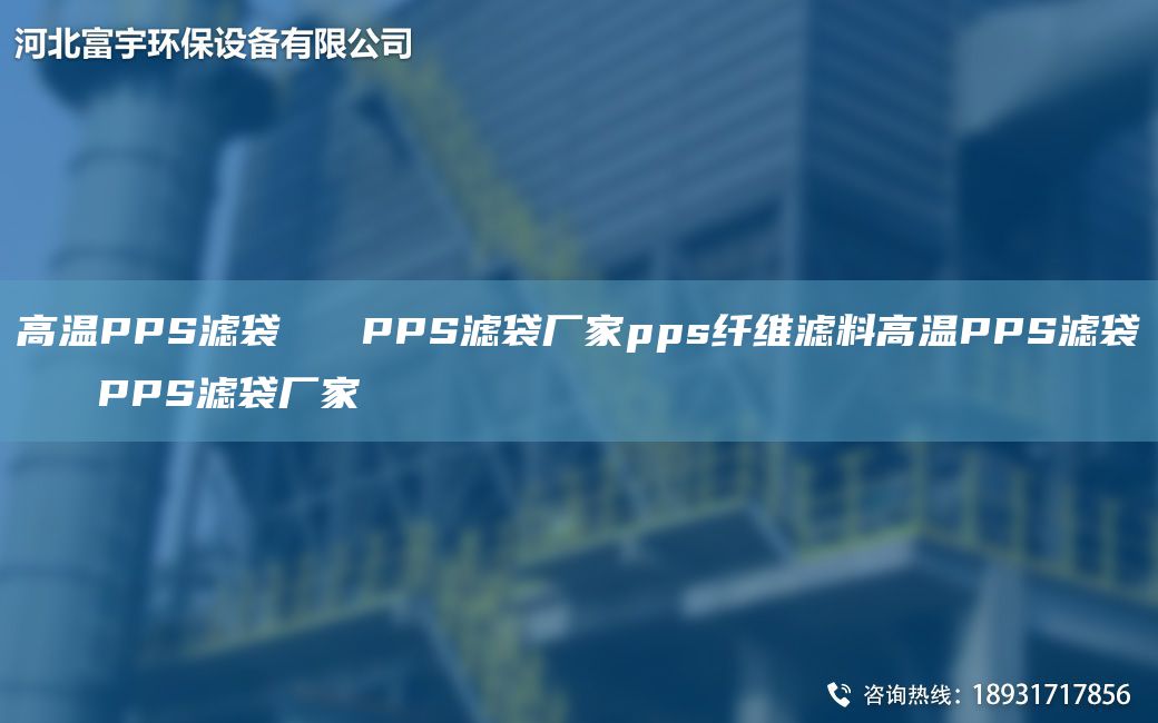 高溫PPS濾袋   PPS濾袋廠家pps纖維濾料高溫PPS濾袋   PPS濾袋廠家