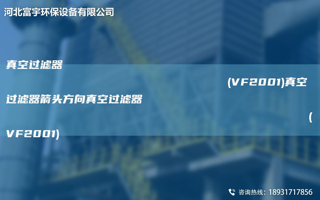 真空過濾器                                                                (VF2001)真空過濾器箭頭方向真空過濾器                                                                (VF2001)