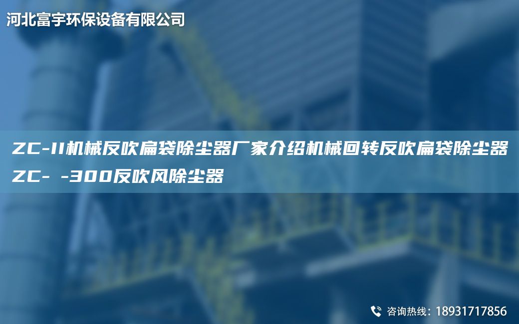 ZC-II機械反吹扁袋除塵器廠家介紹機械回轉(zhuǎn)反吹扁袋除塵器ZC-Ⅲ-300反吹風(fēng)除塵器