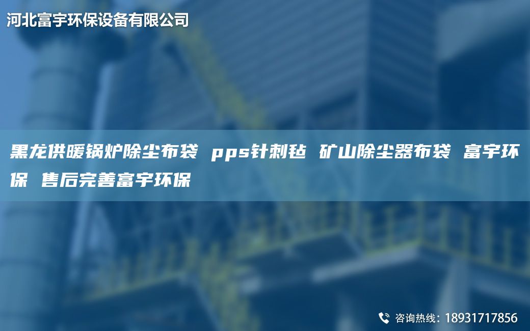 黑龍供暖鍋爐除塵布袋 pps針刺氈 礦山除塵器布袋 富宇環(huán)保 售后完善富宇環(huán)保