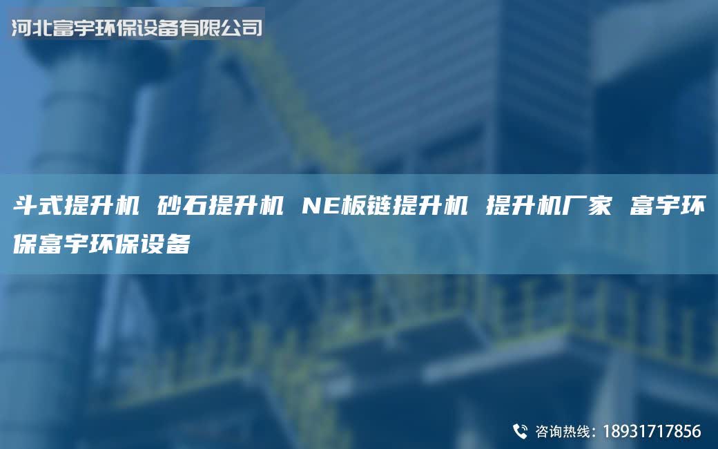 斗式提升機(jī) 砂石提升機(jī) NE板鏈提升機(jī) 提升機(jī)廠家 富宇環(huán)保富宇環(huán)保設(shè)備