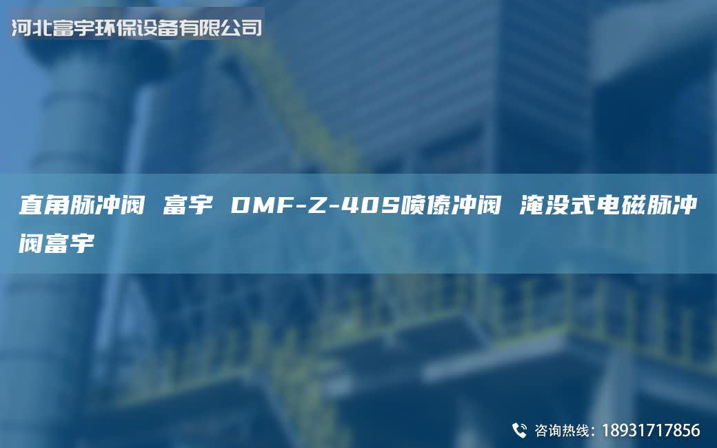直角脈沖閥 富宇 DMF-Z-40S噴傣沖閥 淹沒式電磁脈沖閥富宇