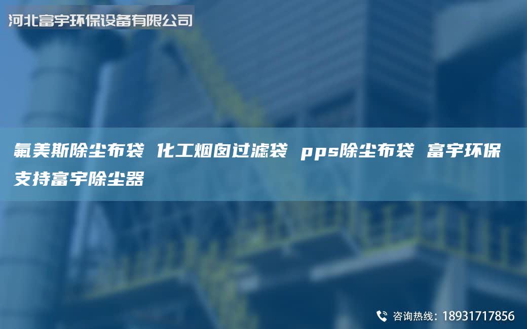氟美斯除塵布袋 化工煙囪過濾袋 pps除塵布袋 富宇環(huán)保 支持富宇除塵器