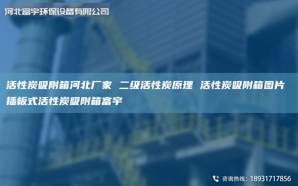 活性炭吸附箱河北廠家 二級活性炭原理 活性炭吸附箱圖片 插板式活性炭吸附箱富宇