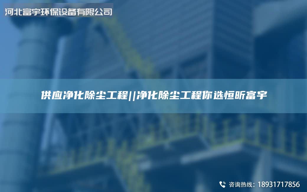 供應(yīng)凈化除塵工程||凈化除塵工程你選恒昕富宇