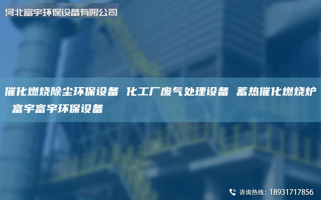 催化燃燒除塵環(huán)保設(shè)備 化工廠廢氣處理設(shè)備 蓄熱催化燃燒爐 富宇富宇環(huán)保設(shè)備