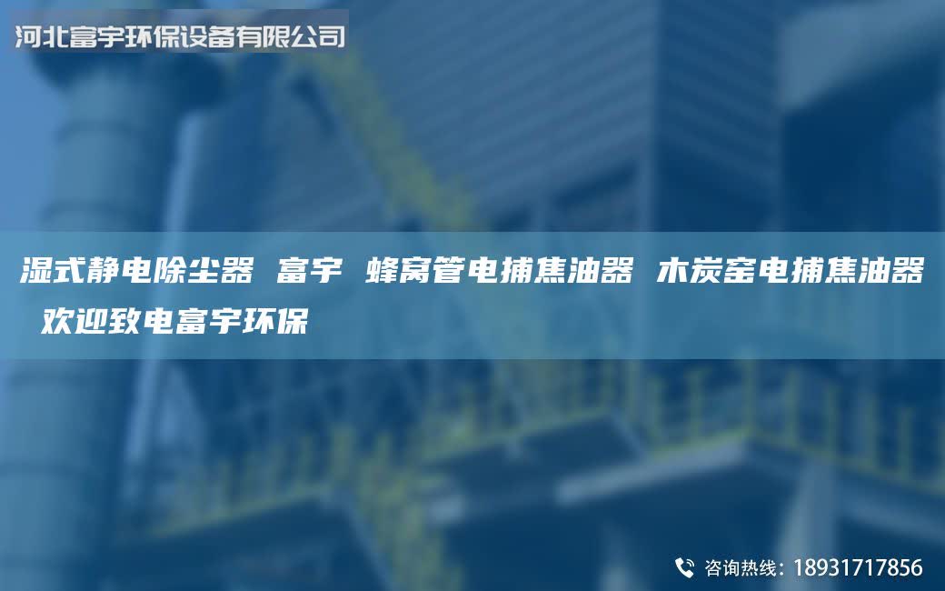 濕式靜電除塵器 富宇 蜂窩管電捕焦油器 木炭窯電捕焦油器 歡迎致電富宇環(huán)保