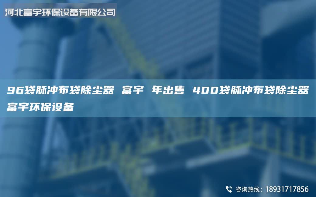 96袋脈沖布袋除塵器 富宇 年出售 400袋脈沖布袋除塵器富宇環(huán)保設備