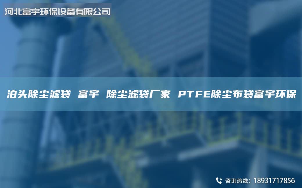 泊頭除塵濾袋 富宇 除塵濾袋廠家 PTFE除塵布袋富宇環(huán)保