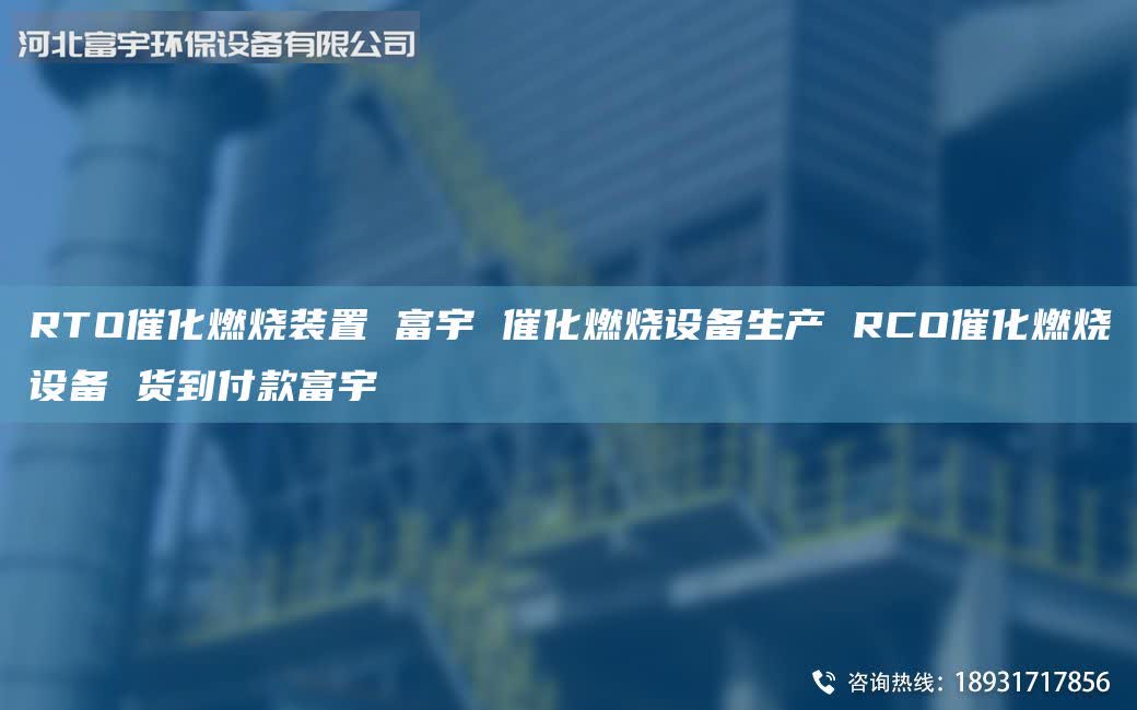 RTO催化燃燒裝置 富宇 催化燃燒設(shè)備生產(chǎn) RCO催化燃燒設(shè)備 貨到付款富宇