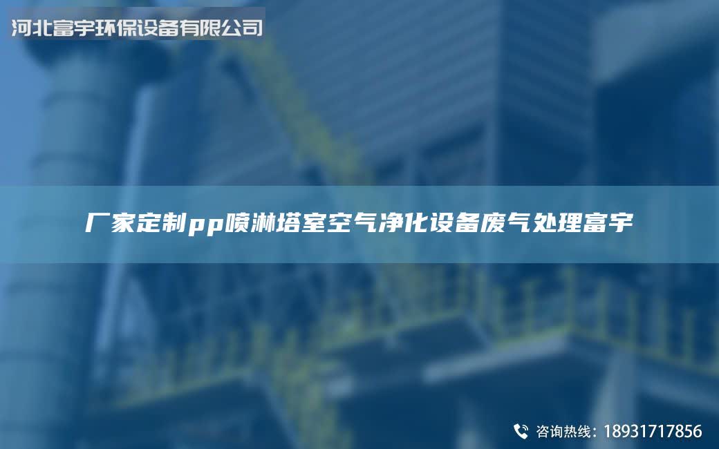 廠家定制pp噴淋塔室空氣凈化設(shè)備廢氣處理富宇