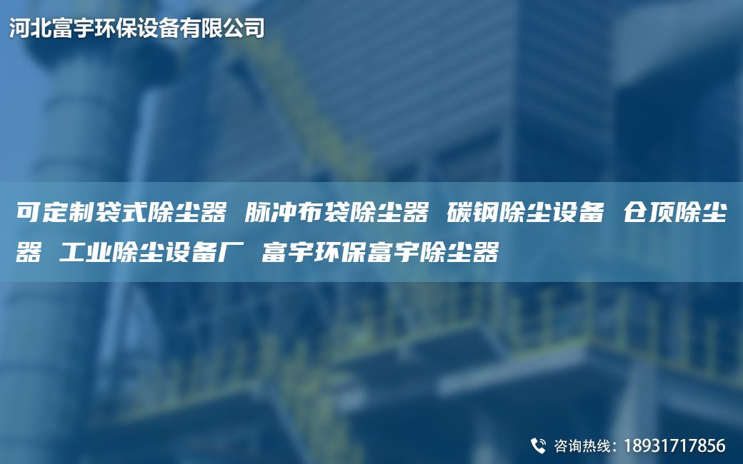 可定制袋式除塵器 脈沖布袋除塵器 碳鋼除塵設(shè)備 倉頂除塵器 工業(yè)除塵設(shè)備廠 富宇環(huán)保富宇除塵器