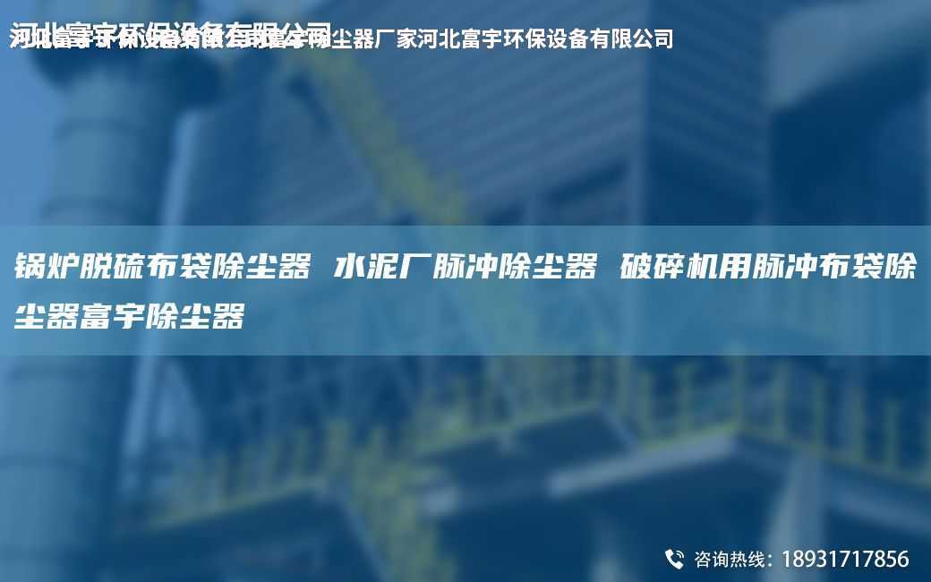 鍋爐脫硫布袋除塵器 水泥廠脈沖除塵器 破碎機(jī)用脈沖布袋除塵器富宇除塵器