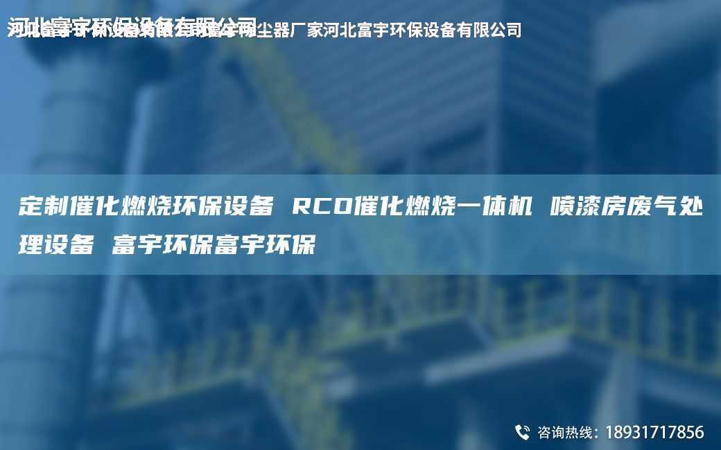 定制催化燃燒環(huán)保設(shè)備 RCO催化燃燒一體機(jī) 噴漆房廢氣處理設(shè)備 富宇環(huán)保富宇環(huán)保