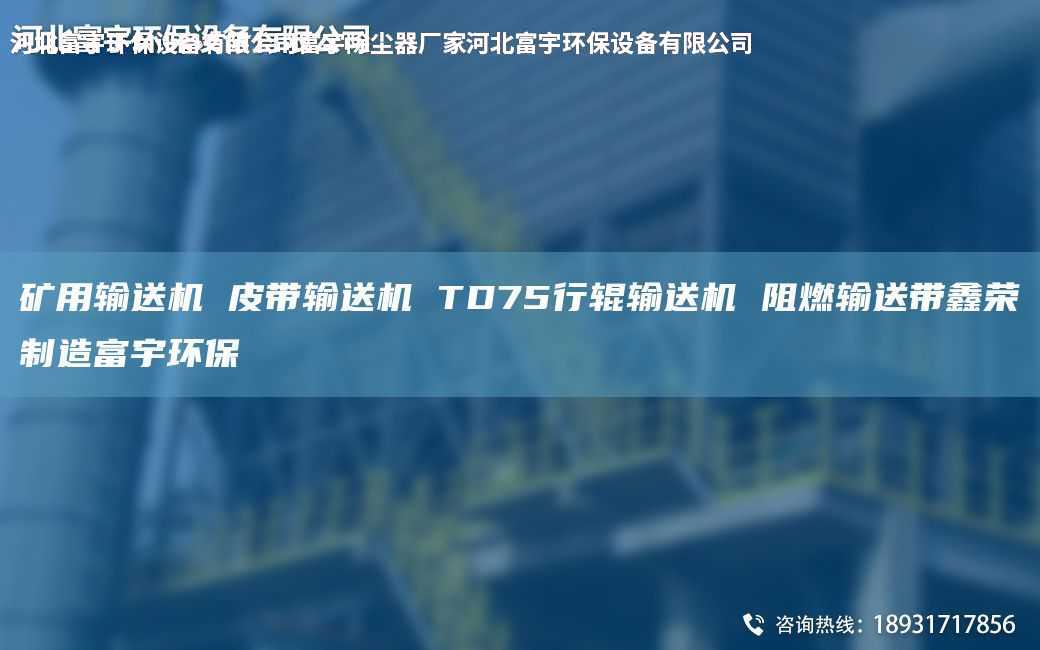 礦用輸送機(jī) 皮帶輸送機(jī) TD75行輥輸送機(jī) 阻燃輸送帶鑫榮制造富宇環(huán)保
