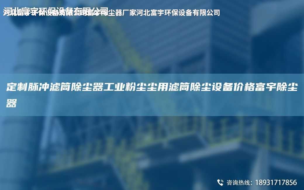 定制脈沖濾筒除塵器工業(yè)粉塵塵用濾筒除塵設(shè)備價(jià)格富宇除塵器