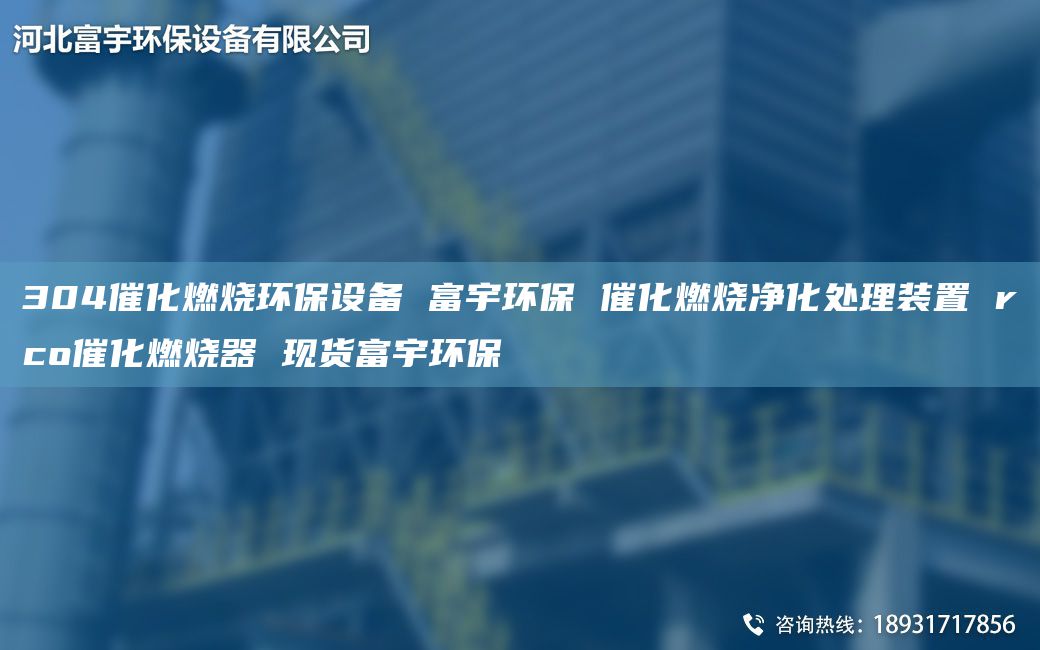 304催化燃燒環(huán)保設備 富宇環(huán)保 催化燃燒凈化處理裝置 rco催化燃燒器 現(xiàn)貨富宇環(huán)保